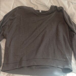 Fabletics Heather Gray Sweatshirt